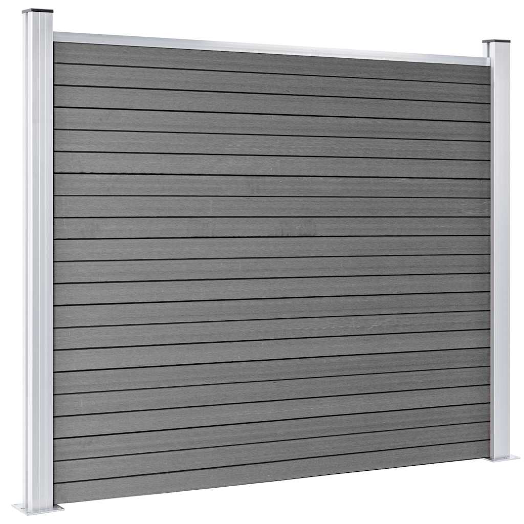 Aitapaneelisarja Wpc 526X146 Cm Harmaa