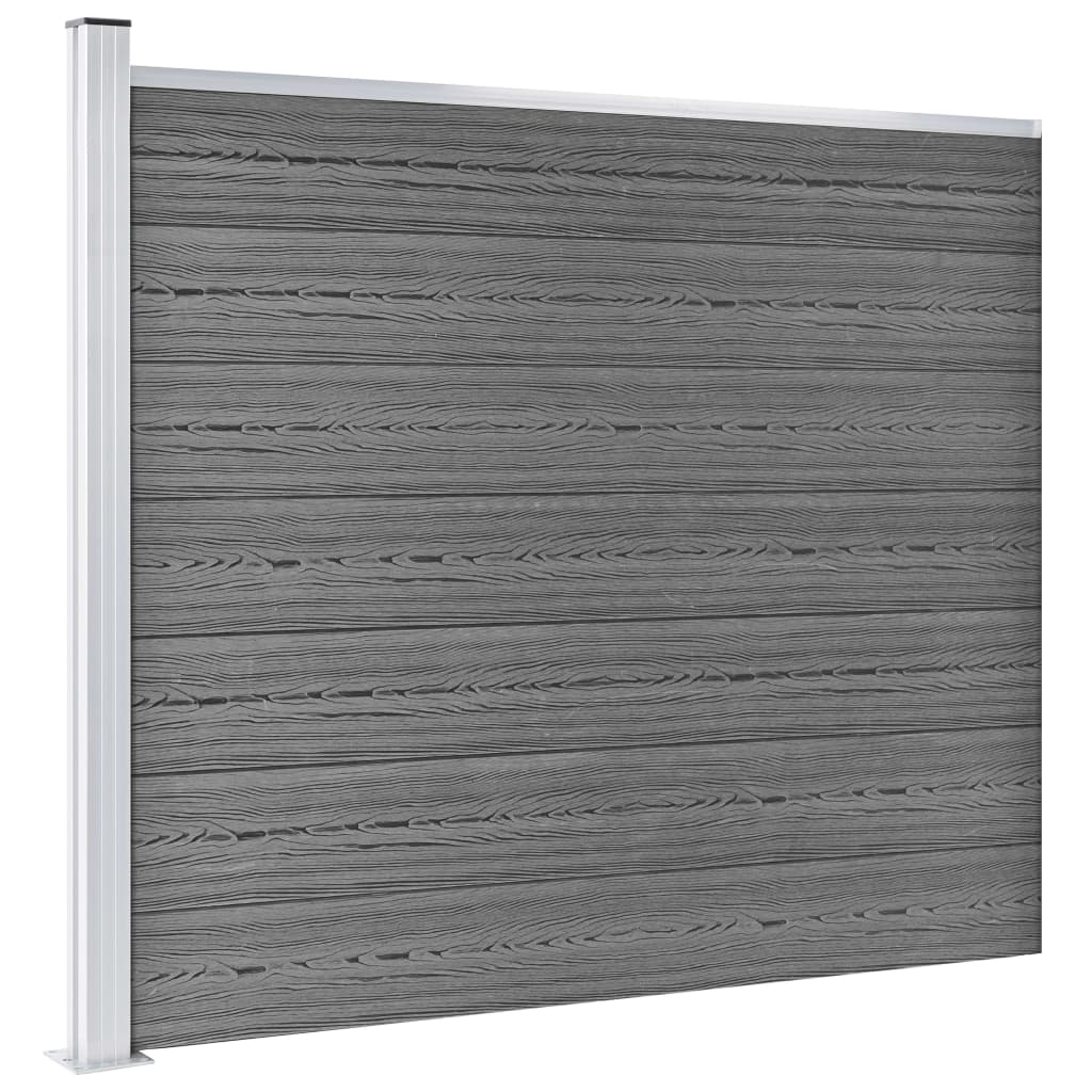 Aitapaneelisarja Wpc 699X146 Cm Harmaa