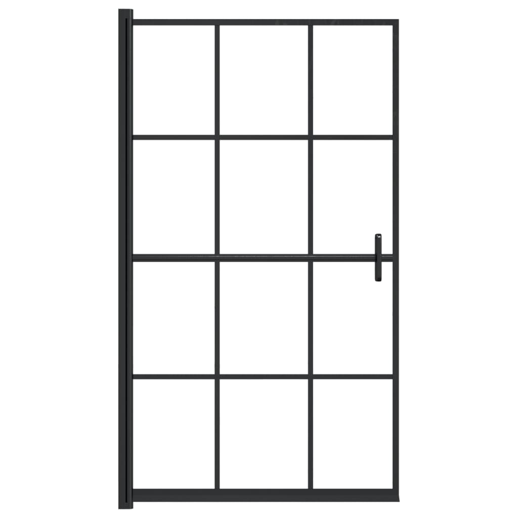 Suihkuseinä Esg 80X140 Cm Musta