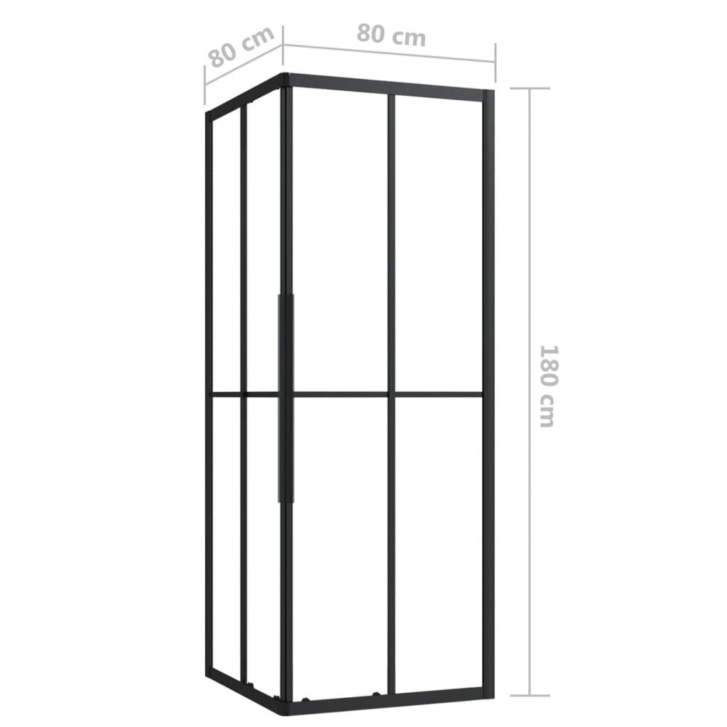 Suihkukaappi Esg 80X80X180 Cm