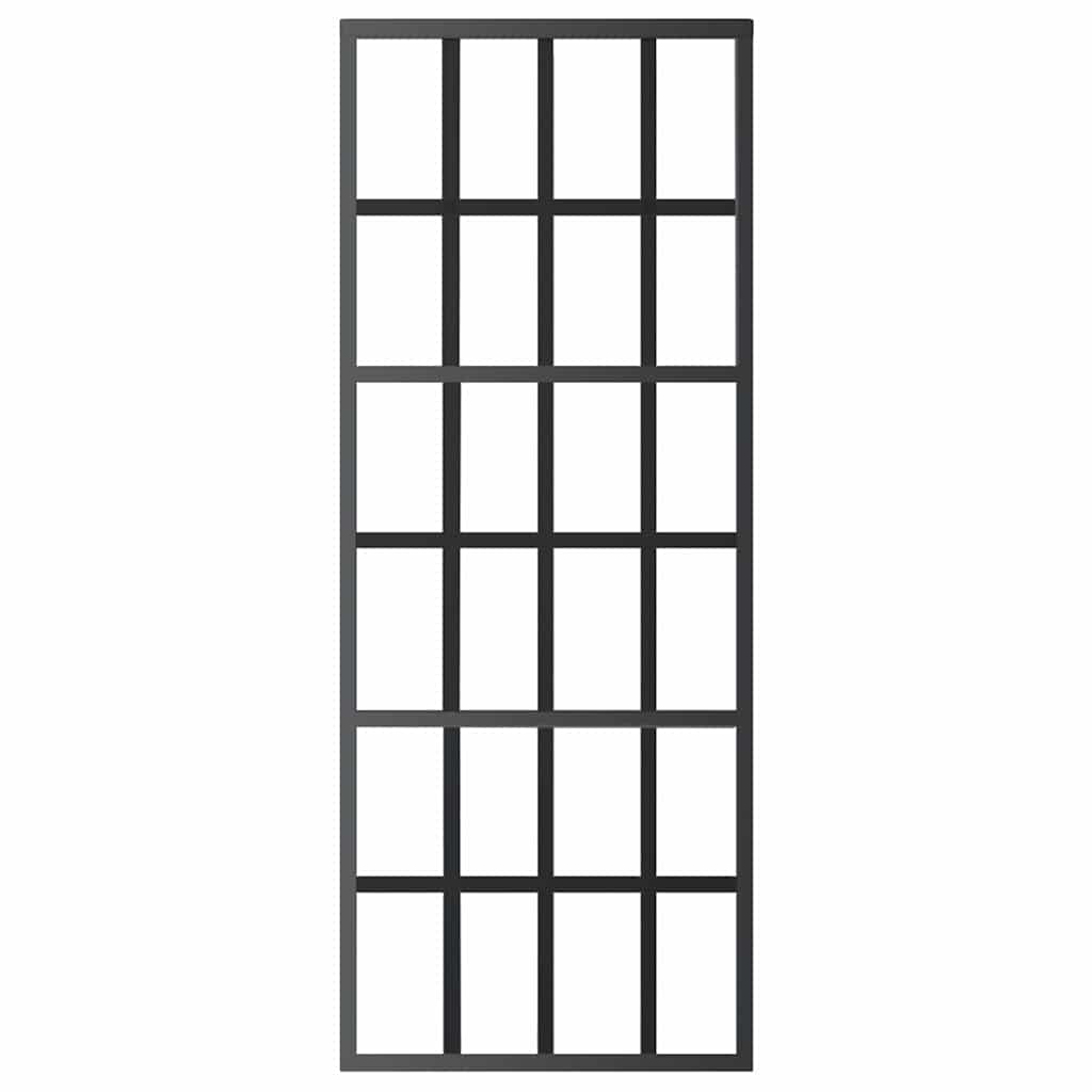Liukuovi Esg-Lasi Ja Alumiini 76X205 Cm Musta