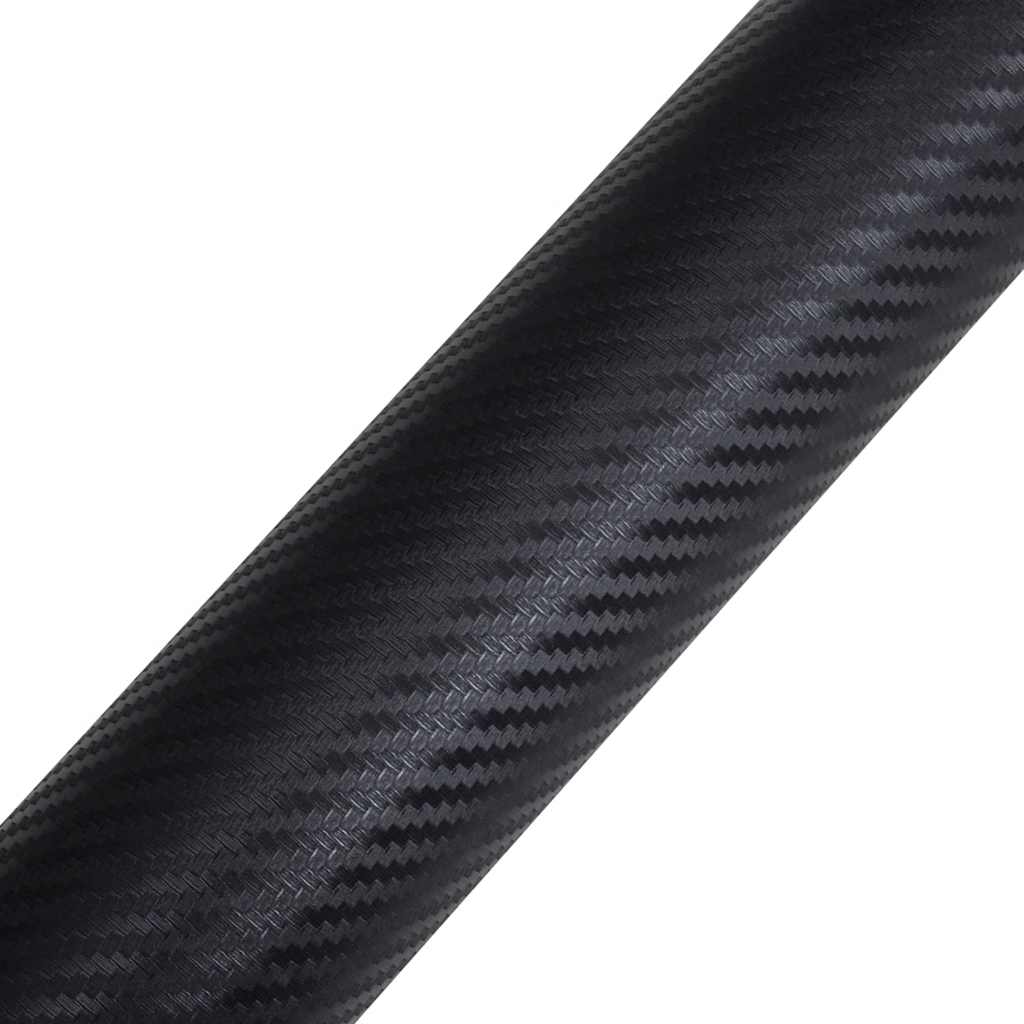Auton Päällystekalvot 2 Kpl 3D Musta 100X150 Cm + 50X150 Cm
