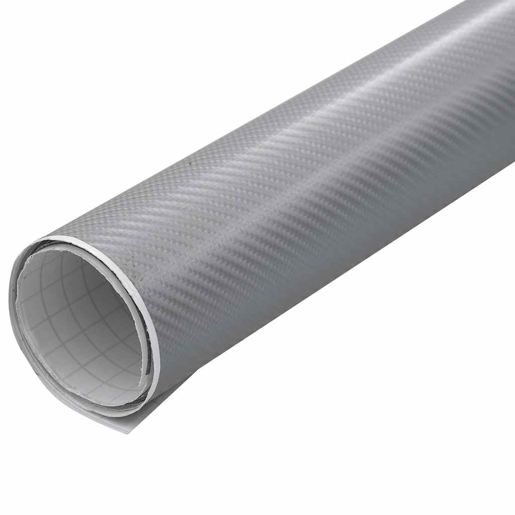Auton Päällystekalvot 2 Kpl 4D Hopea 100X150 Cm + 50X150 Cm
