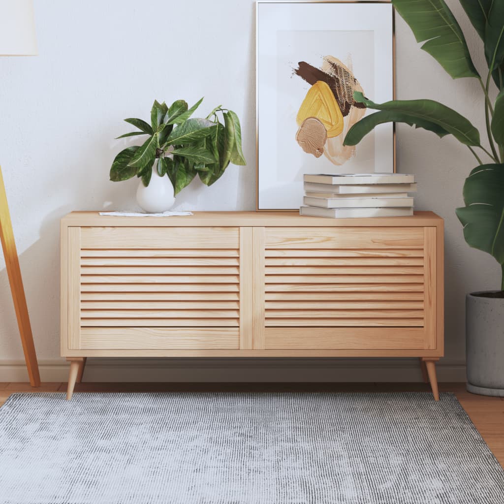 Kaapin Ovet Säleikkömuotoilu 2 Kpl 39,5X59,4 Cm Täysi Mänty