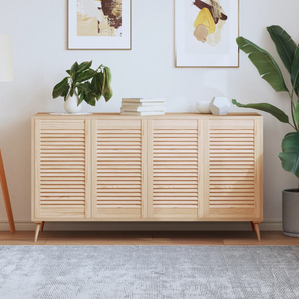 Kaapin Ovet Säleikkömuotoilu 4 Kpl 69X39,4 Cm Täysi Mänty