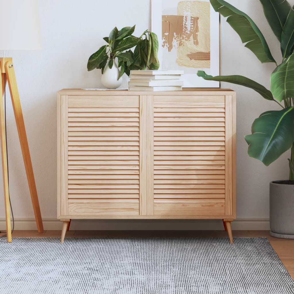Kaapin Ovet Säleikkömuotoilu 2 Kpl 69X49,4 Cm Täysi Mänty