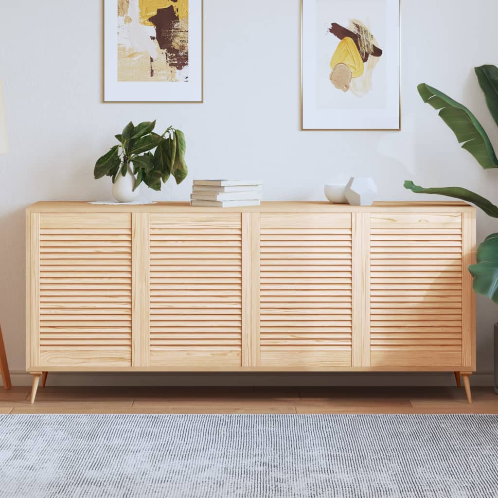 Kaapin Ovet Säleikkömuotoilu 4 Kpl 69X49,4 Cm Täysi Mänty