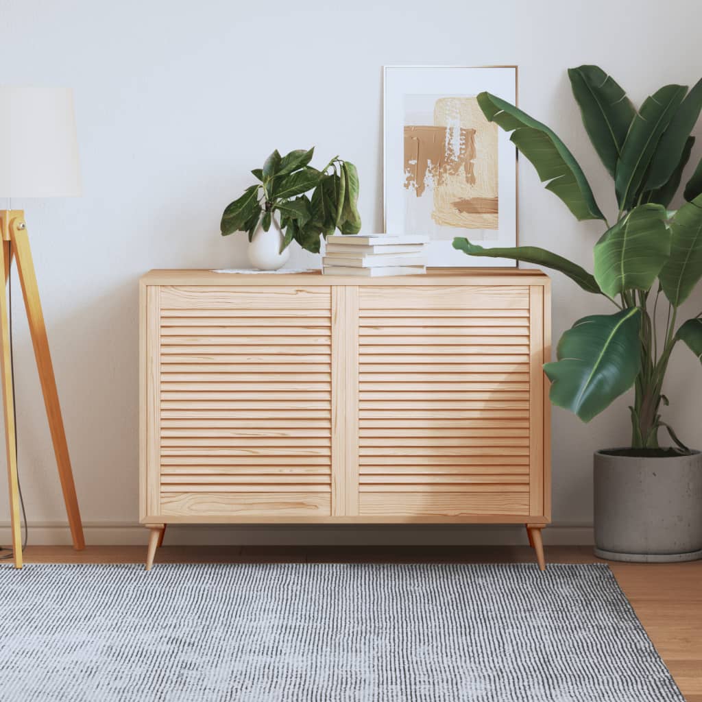 Kaapin Ovet Säleikkömuotoilu 2 Kpl 69X59,4 Cm Täysi Mänty
