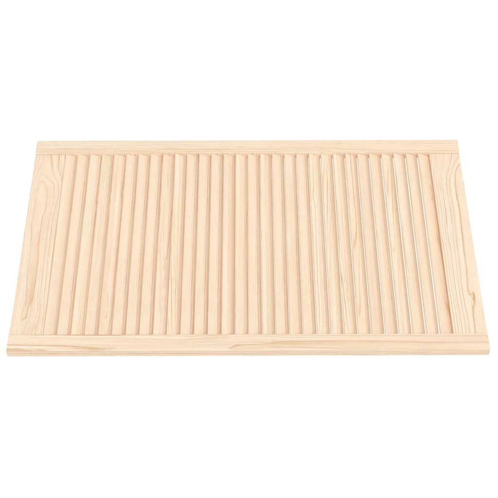 Kaapin Ovet Säleikkömuotoilu 2 Kpl 99,3X59,4 Cm Täysi Mänty