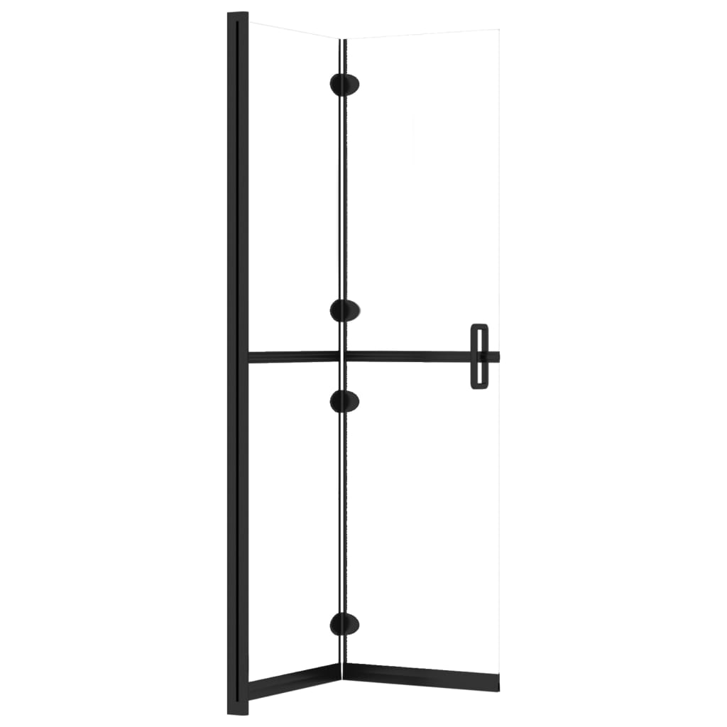 Walk-In Suihkuseinä Kokoontaittuva Kirkas Esg-Lasi 100X190 Cm