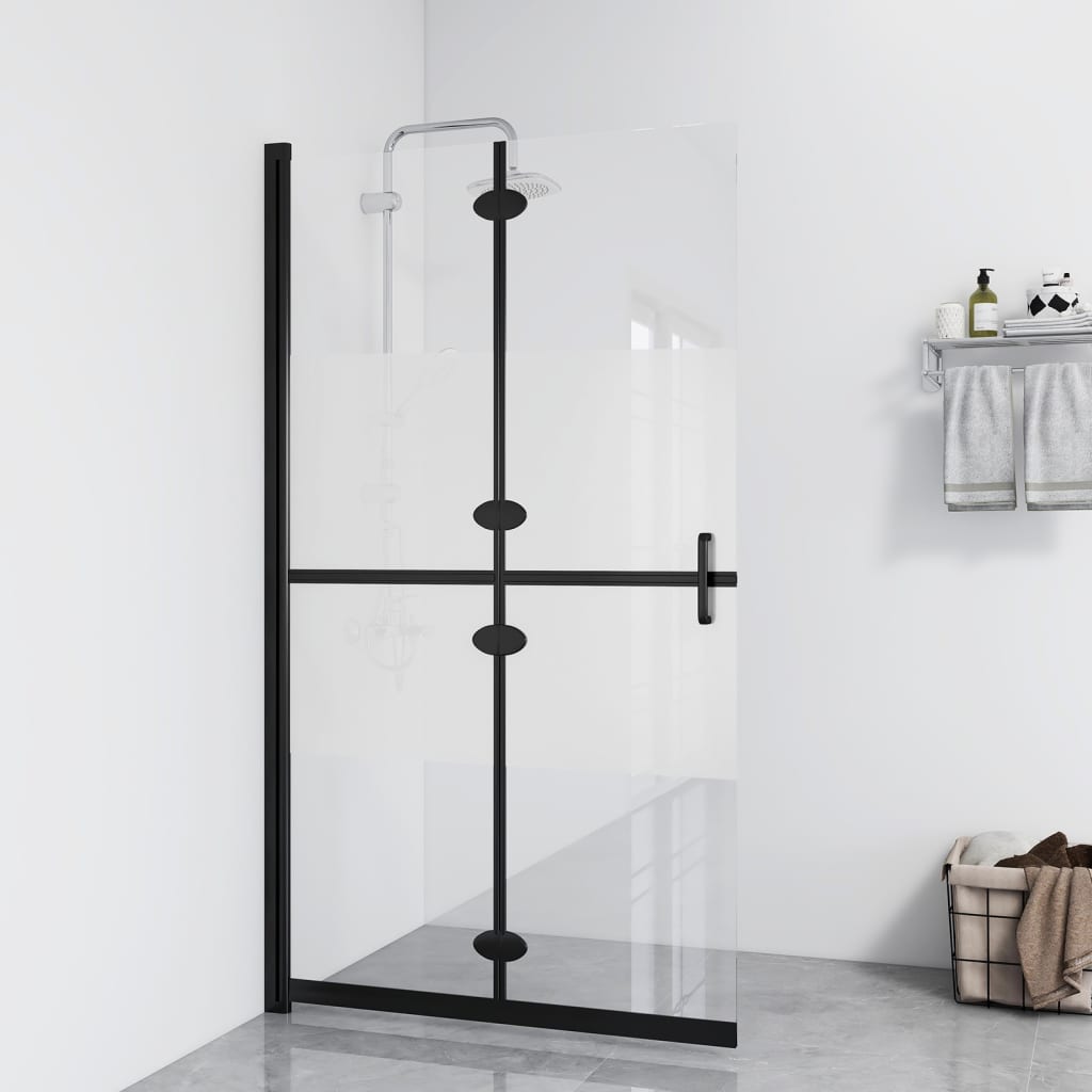 Walk-In Suihkuseinä Kokoontaittuva Esg 1/2 Huurrelasi 110X190Cm