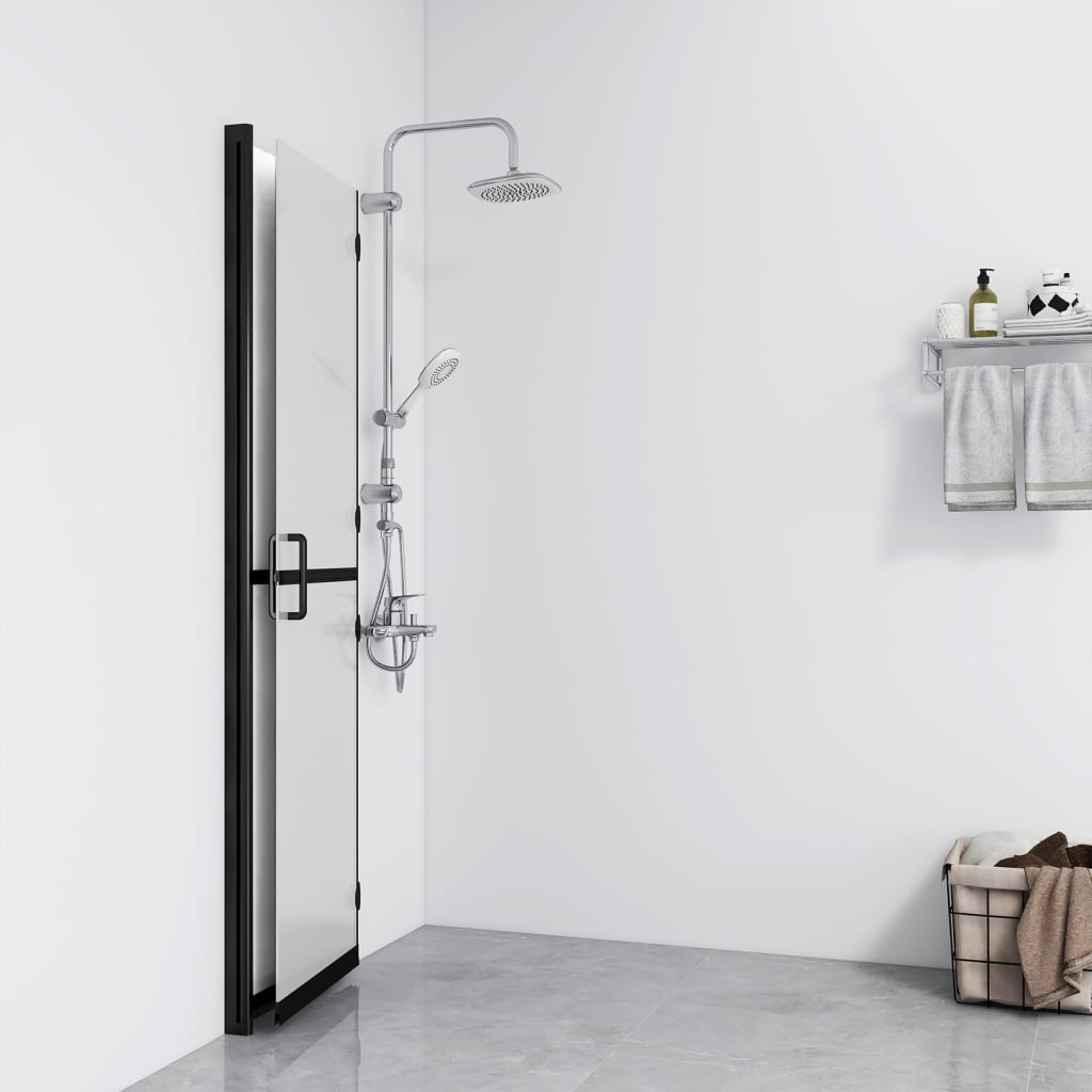 Walk-In Suihkuseinä Kokoontaittuva Esg-Huurrelasi 90X190 Cm