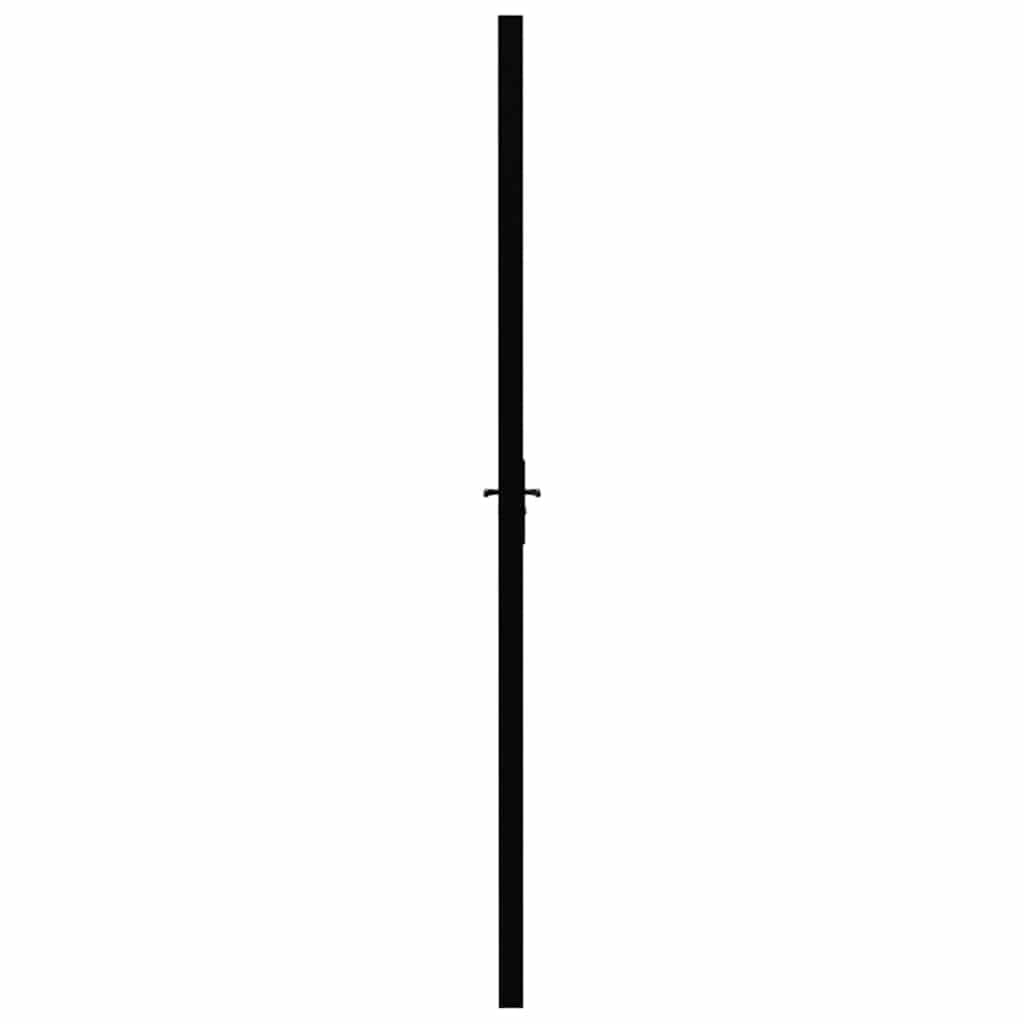Sisäovi Esg-Lasi Ja Alumiini 93X201,5 Cm Musta