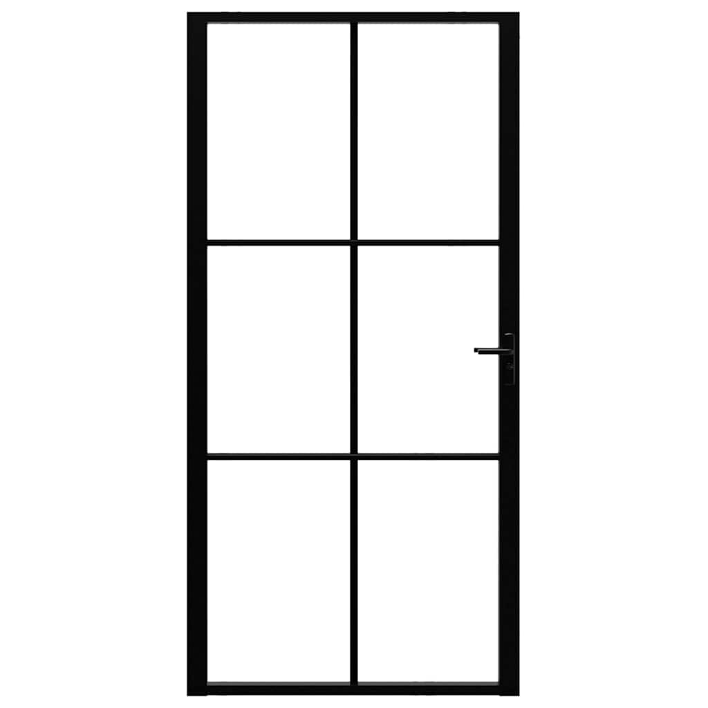 Sisäovi Esg-Lasi Ja Alumiini 102,5X201,5 Cm Musta