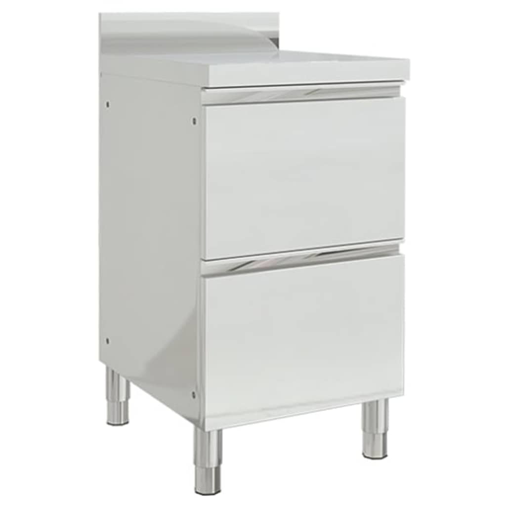 Keittiön Kaapit 2 Kpl 50X60X96 Cm Ruostumaton Teräs