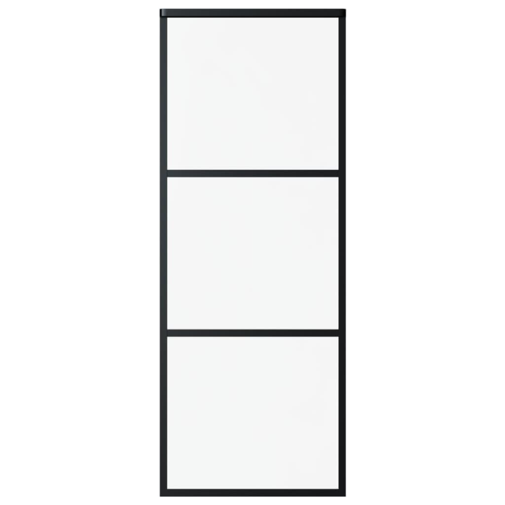 Liukuovi Asennustarvikkeilla Esg Lasi Ja Alumiini 76X205 Cm