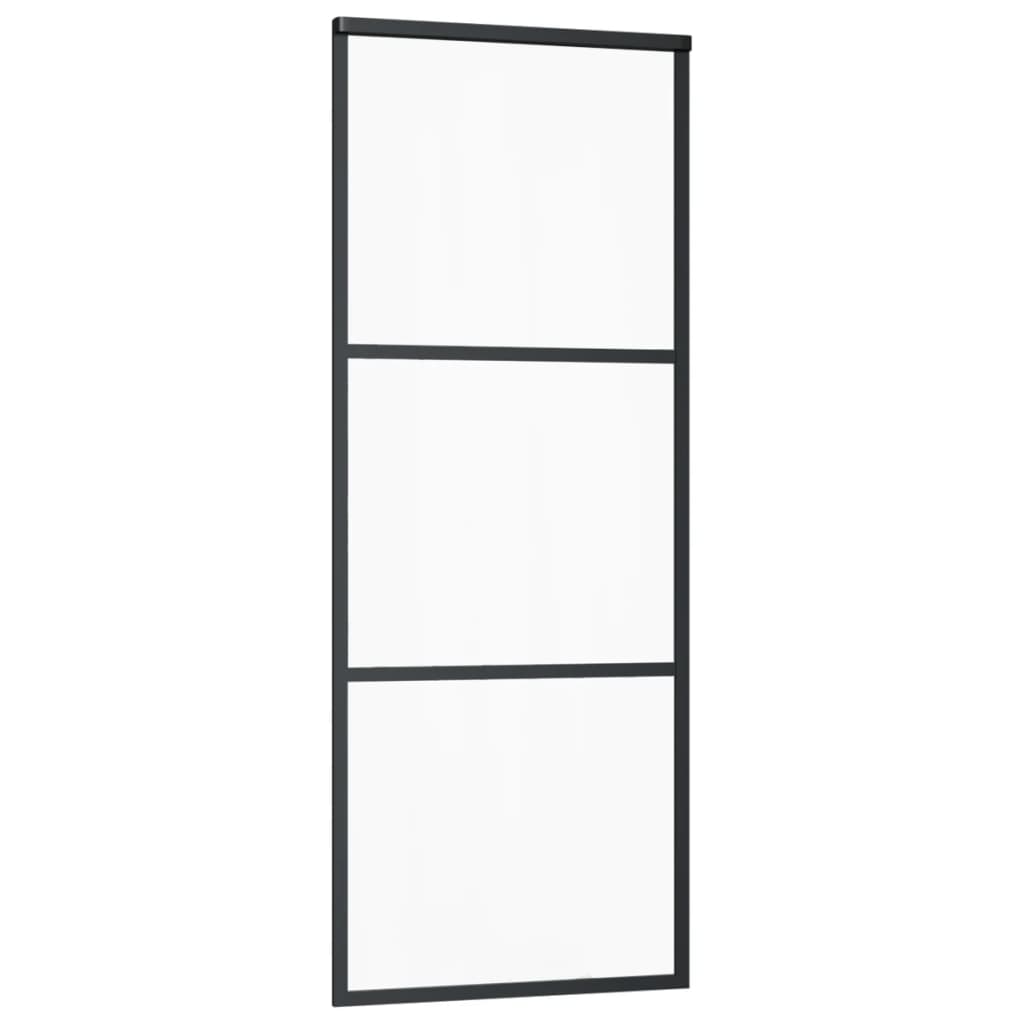 Liukuovi Asennustarvikkeilla Esg Lasi Ja Alumiini 76X205 Cm