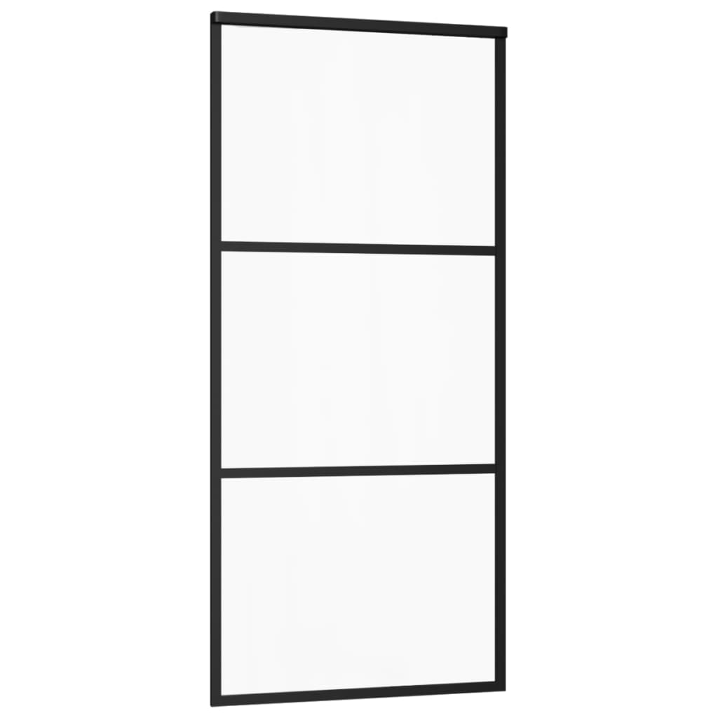 Liukuovi Asennustarvikkeilla Esg Lasi Ja Alumiini 90X205 Cm