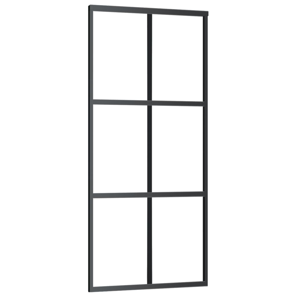 Liukuovi Asennustarvikkeilla Esg Lasi Ja Alumiini 90X205 Cm