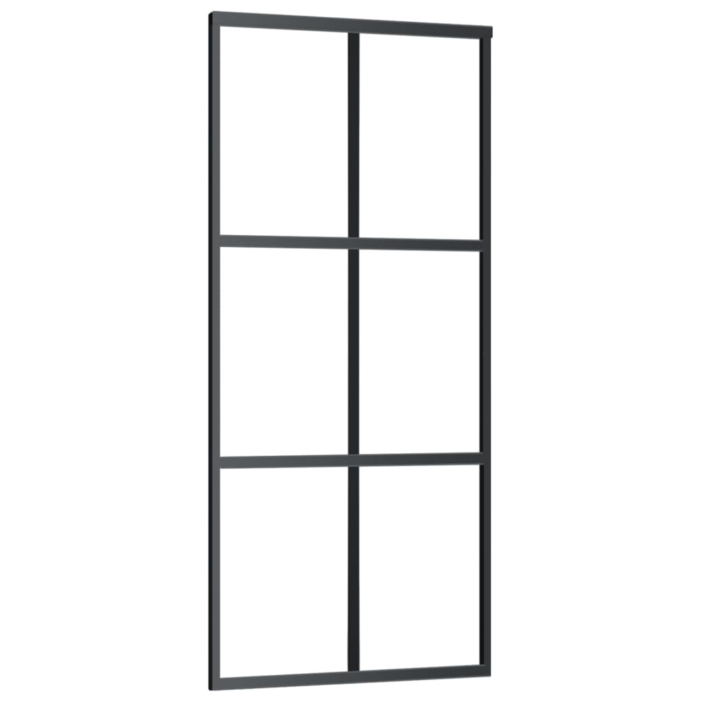 Liukuovi Asennustarvikkeilla Esg Lasi Ja Alumiini 90X205 Cm