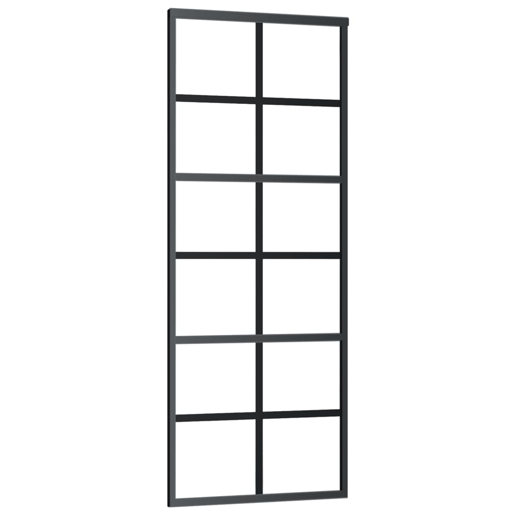 Liukuovi Asennustarvikkeilla Esg Lasi Ja Alumiini 76X205 Cm