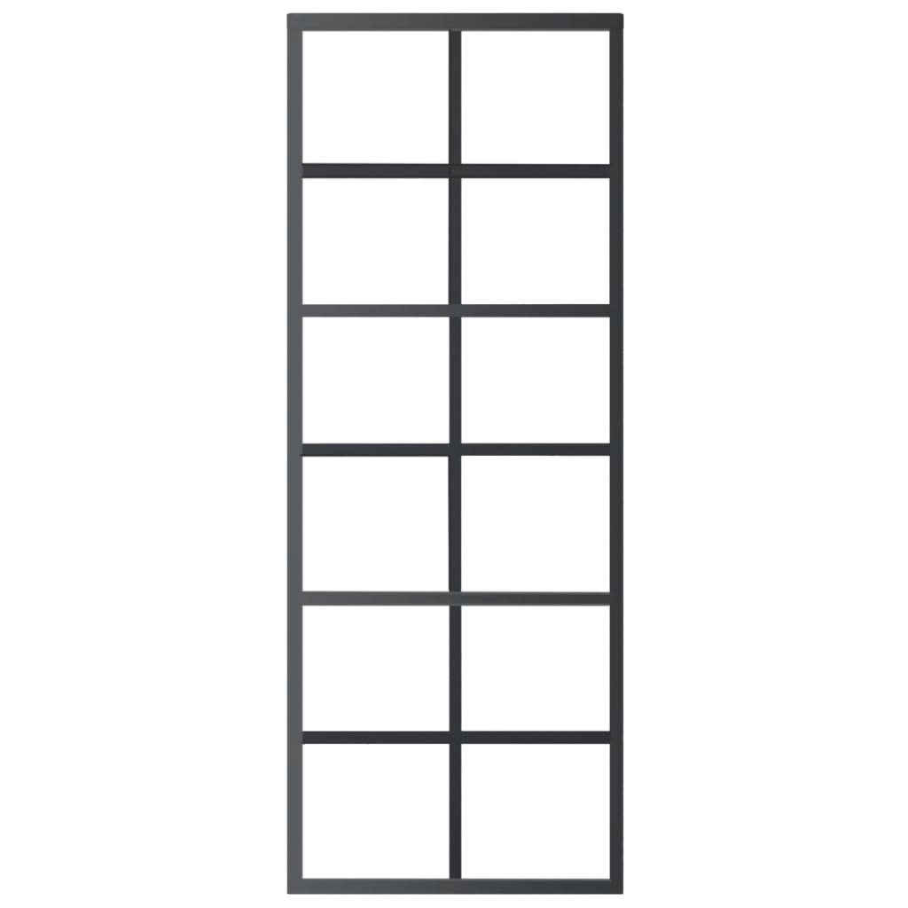 Liukuovi Asennustarvikkeilla Esg Lasi Ja Alumiini 76X205 Cm