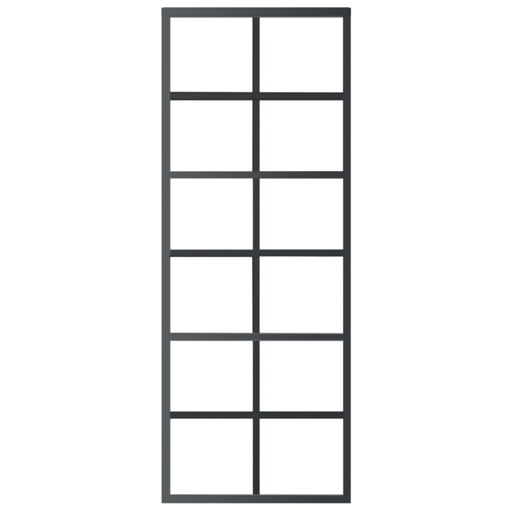 Liukuovi Asennustarvikkeilla Esg Lasi Ja Alumiini 76X205 Cm