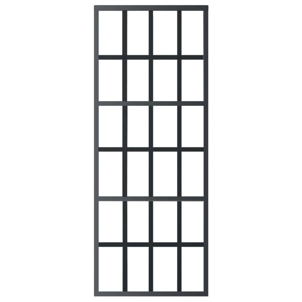 Liukuovi Asennustarvikkeilla Esg Lasi Ja Alumiini 76X205 Cm