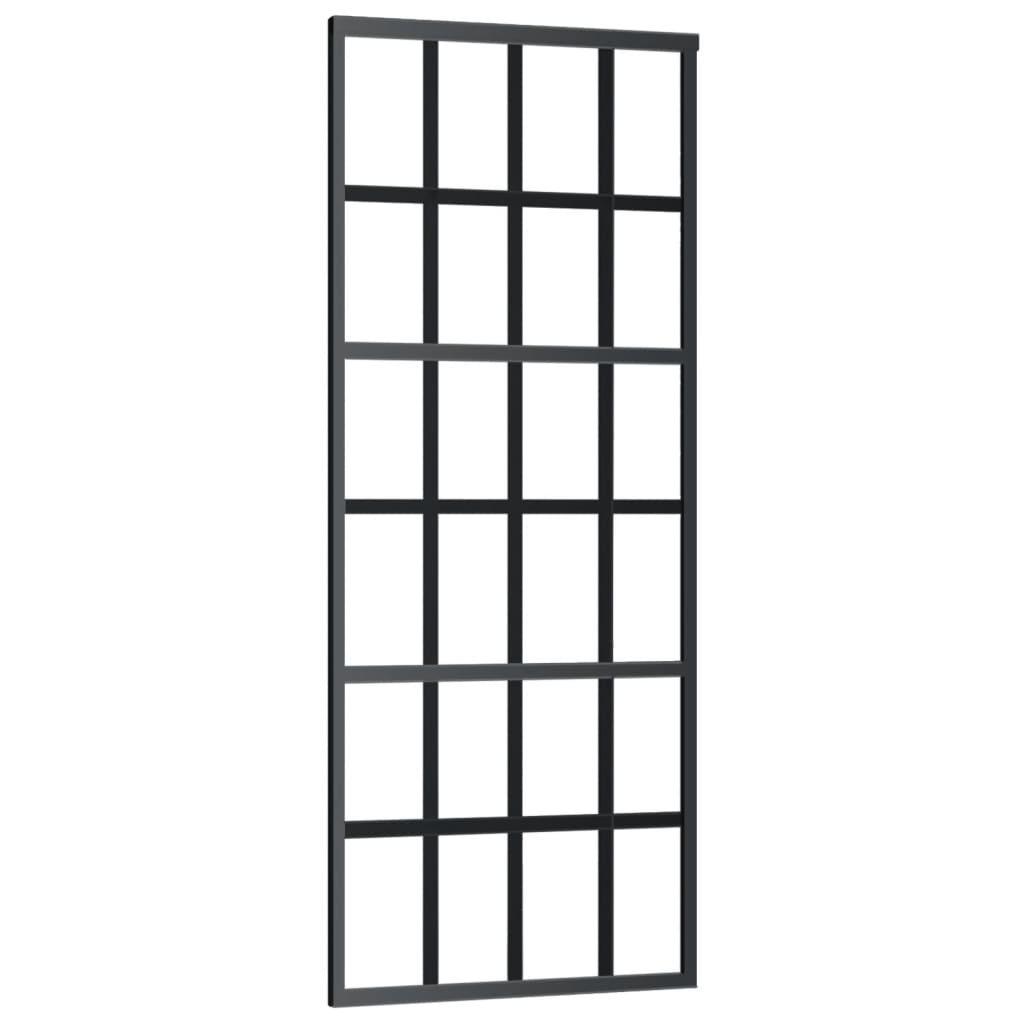 Liukuovi Asennustarvikkeilla Esg Lasi Ja Alumiini 76X205 Cm