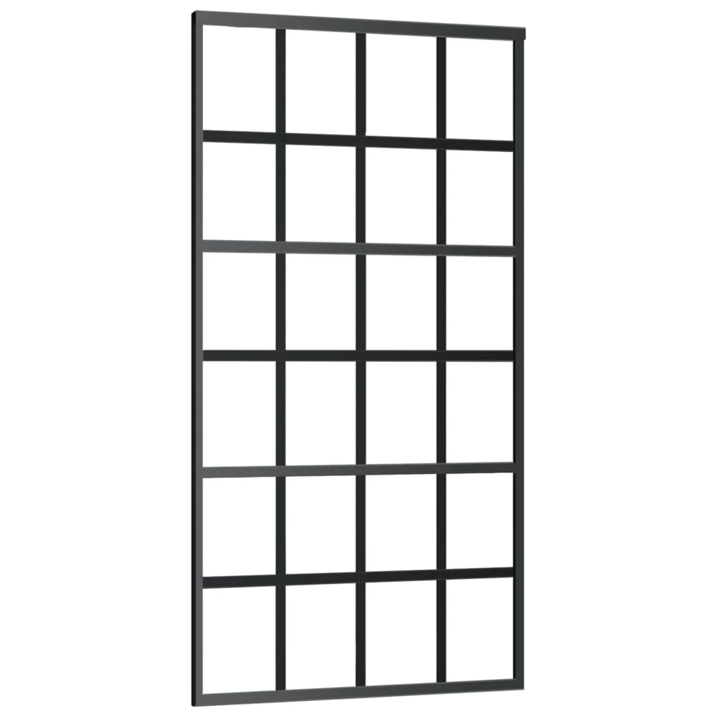 Liukuovi Asennustarvikkeilla Esg Lasi Ja Alumiini 102X205 Cm