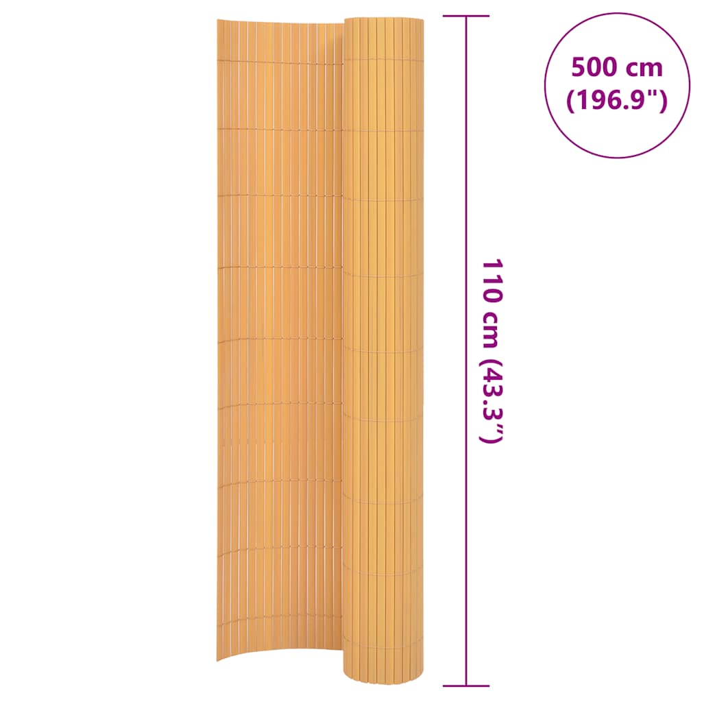 Kaksipuolinen Puutarha-Aita 110X500 Cm Keltainen