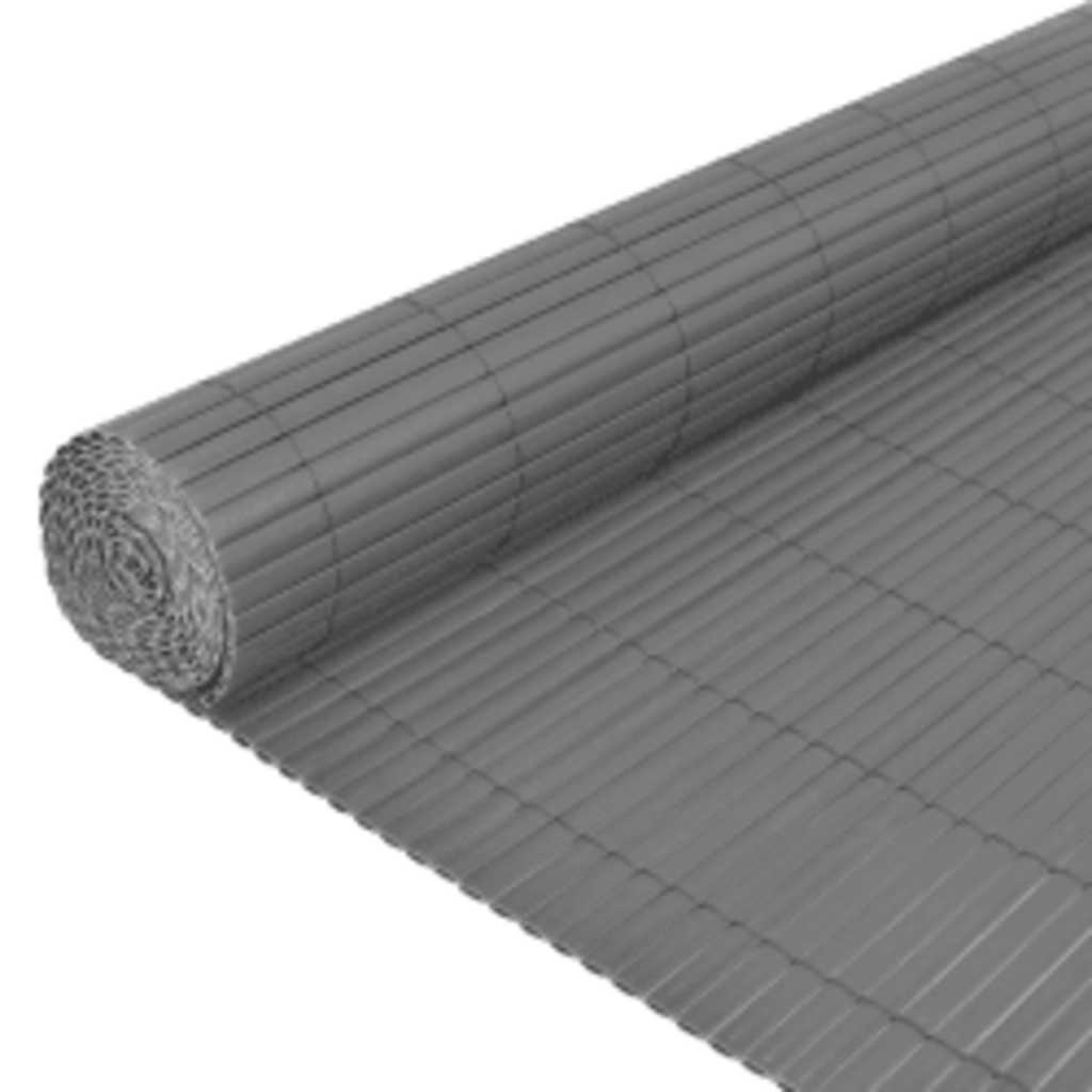 Kaksipuolinen Puutarha-Aita 110X500 Cm Harmaa