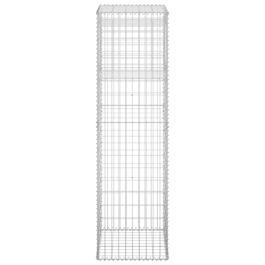 Kivikoripylväät 2 Kpl 50X50X180 Cm Rauta