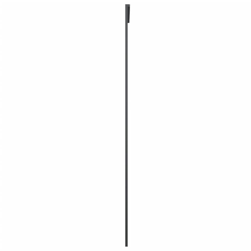 Liukuovi Esg-Lasi Ja Alumiini 76X205 Cm Musta