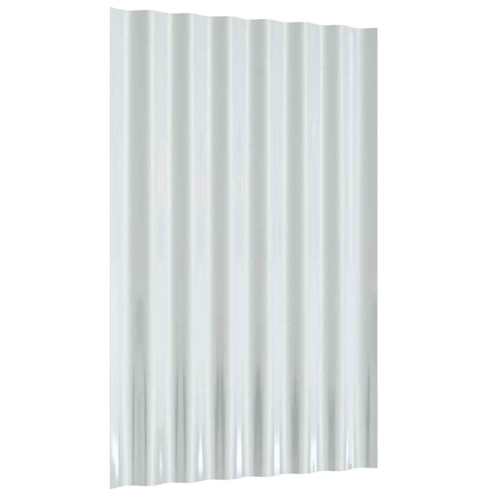 Kattopaneelit 12 Kpl Galvanoitu Teräs Ruskea 60X36 Cm