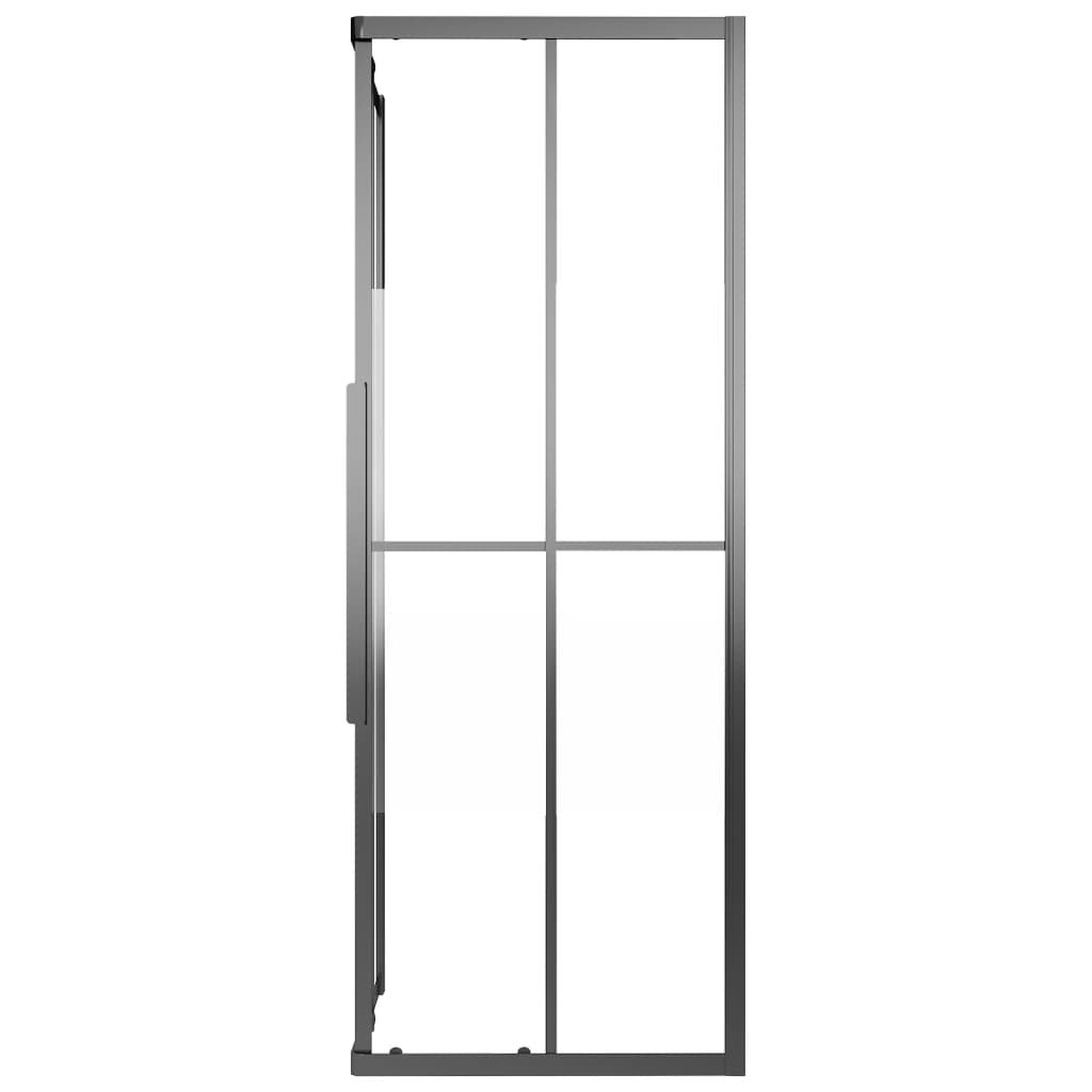 Suihkukaappi Puolihuurrettu Esg 90X70X180 Cm Musta