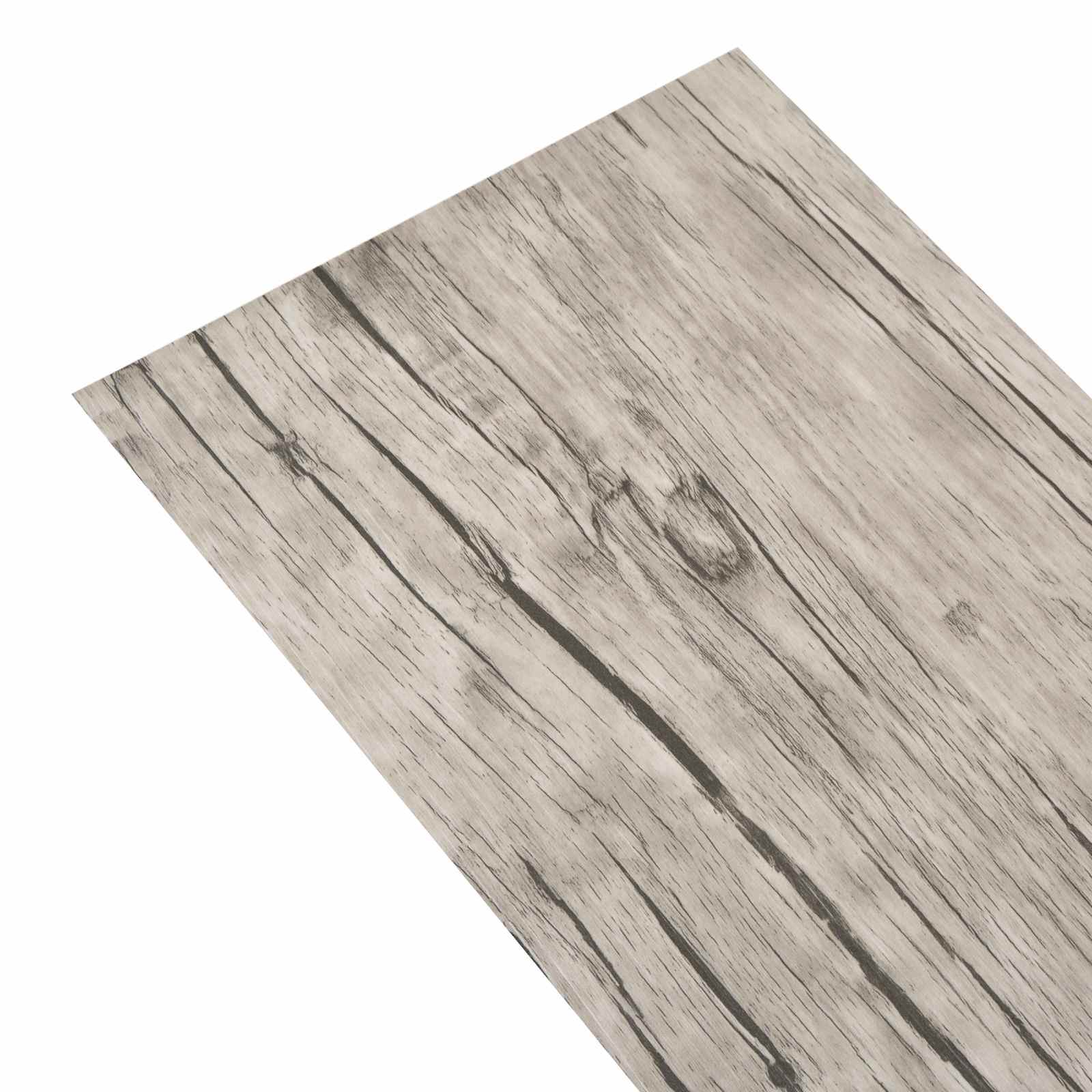 Lattialankut 2,51 M² 18 Pcs Polyvinyylikloridi Pesty Tammi