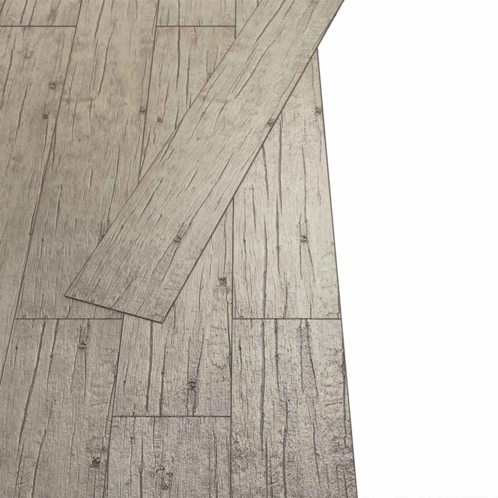 Lattialankut 2,51 M² 18 Pcs Polyvinyylikloridi Pesty Tammi