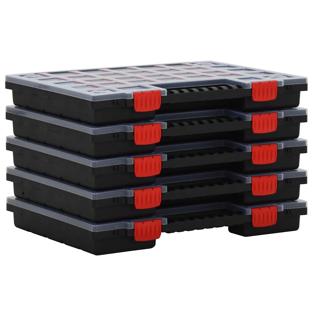 Lajittelulaatikot 5 Kpl 40X30X5 Cm Polypropeeni