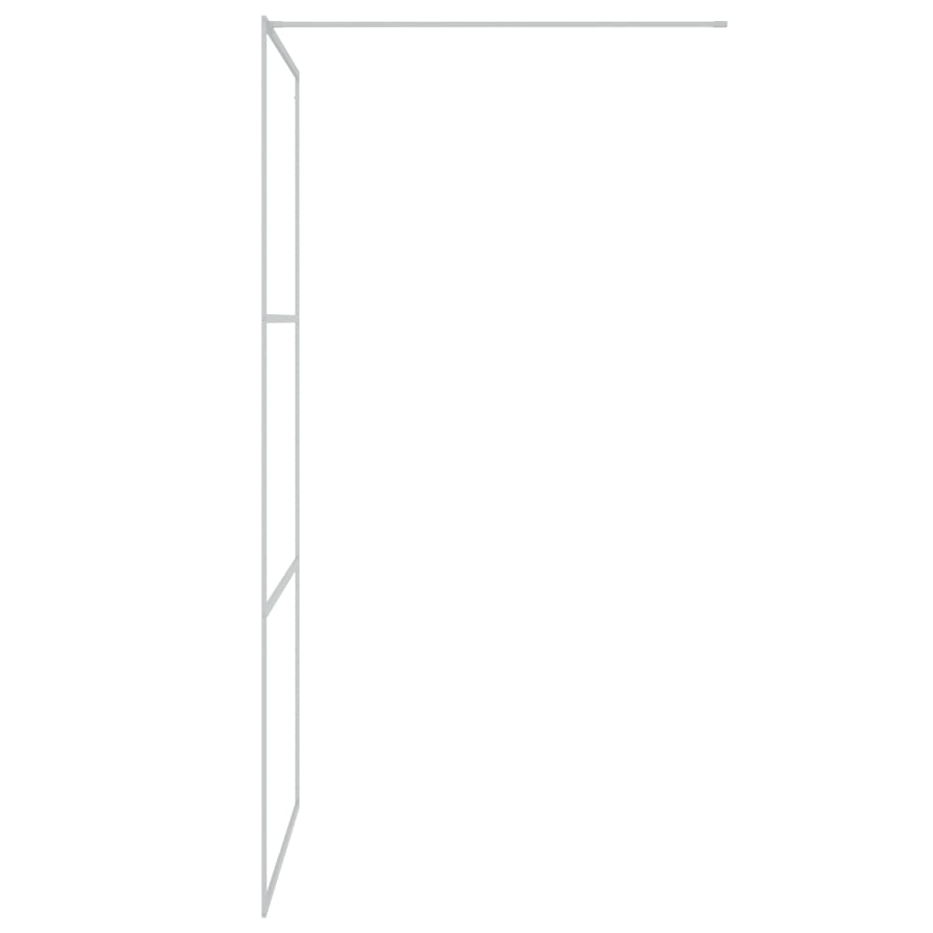 Walk-In Suihkuseinäke Hopea 100X195 Cm Kirkas Esg-Lasi