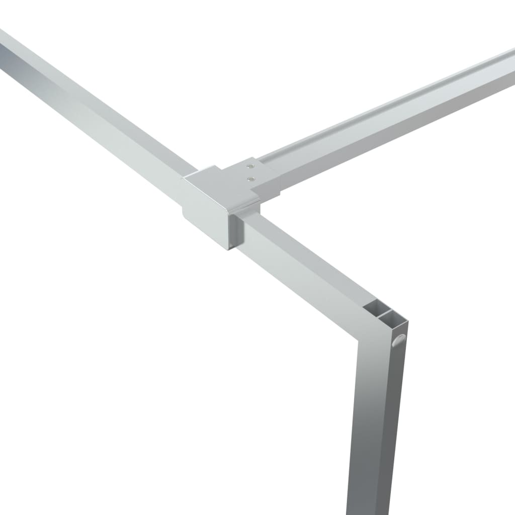 Walk-In Suihkuseinäke Hopea 100X195 Cm Kirkas Esg-Lasi