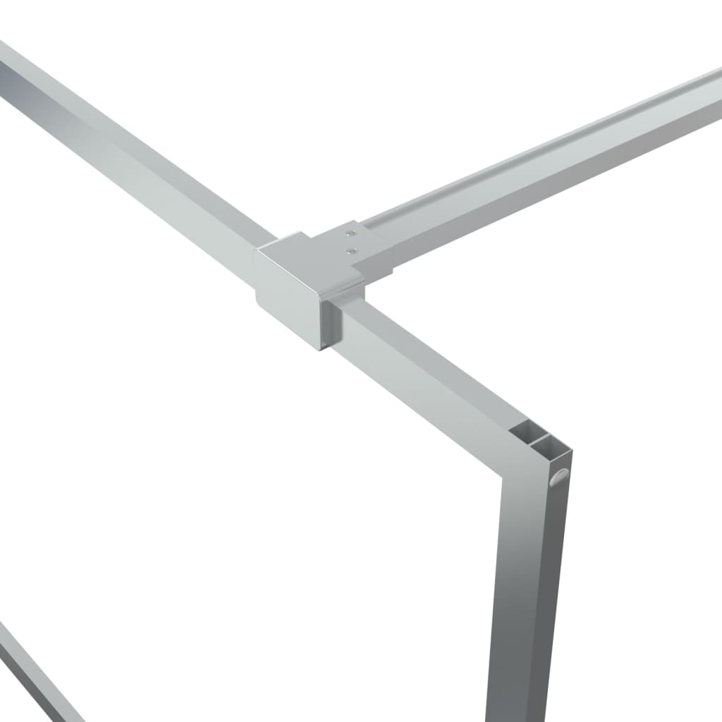 Walk-In Suihkuseinäke Hopea 115X195 Cm Kirkas Esg-Lasi
