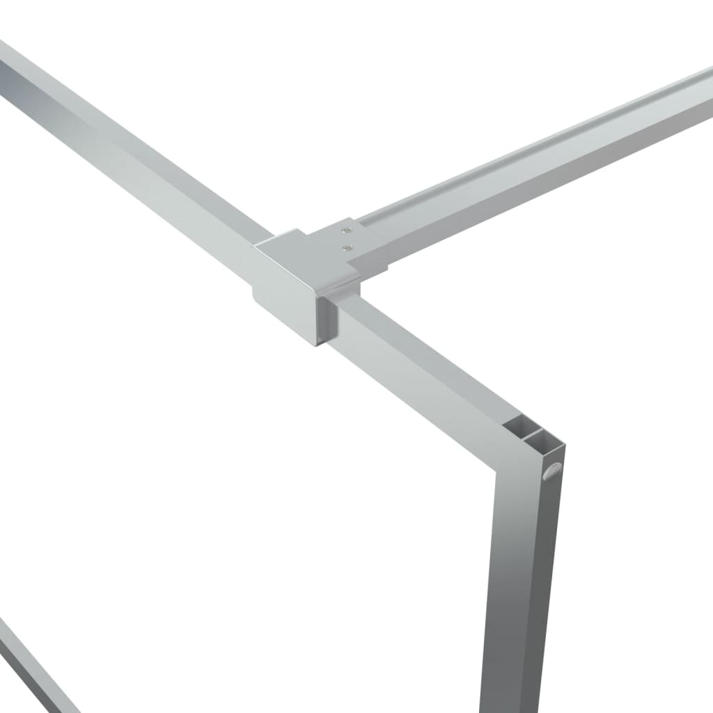 Walk-In Suihkuseinäke Hopea 140X195 Cm Kirkas Esg-Lasi