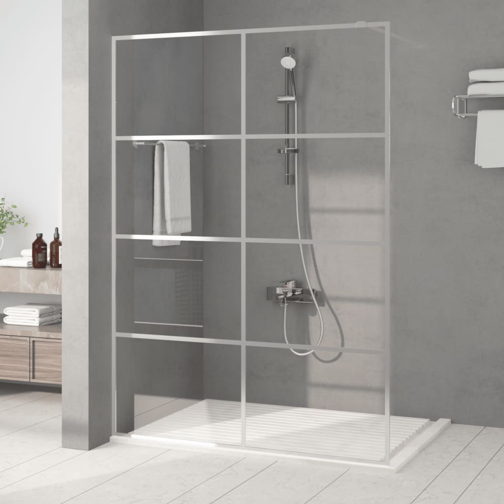 Walk-In Suihkuseinäke Hopea 140X195 Cm Kirkas Esg-Lasi
