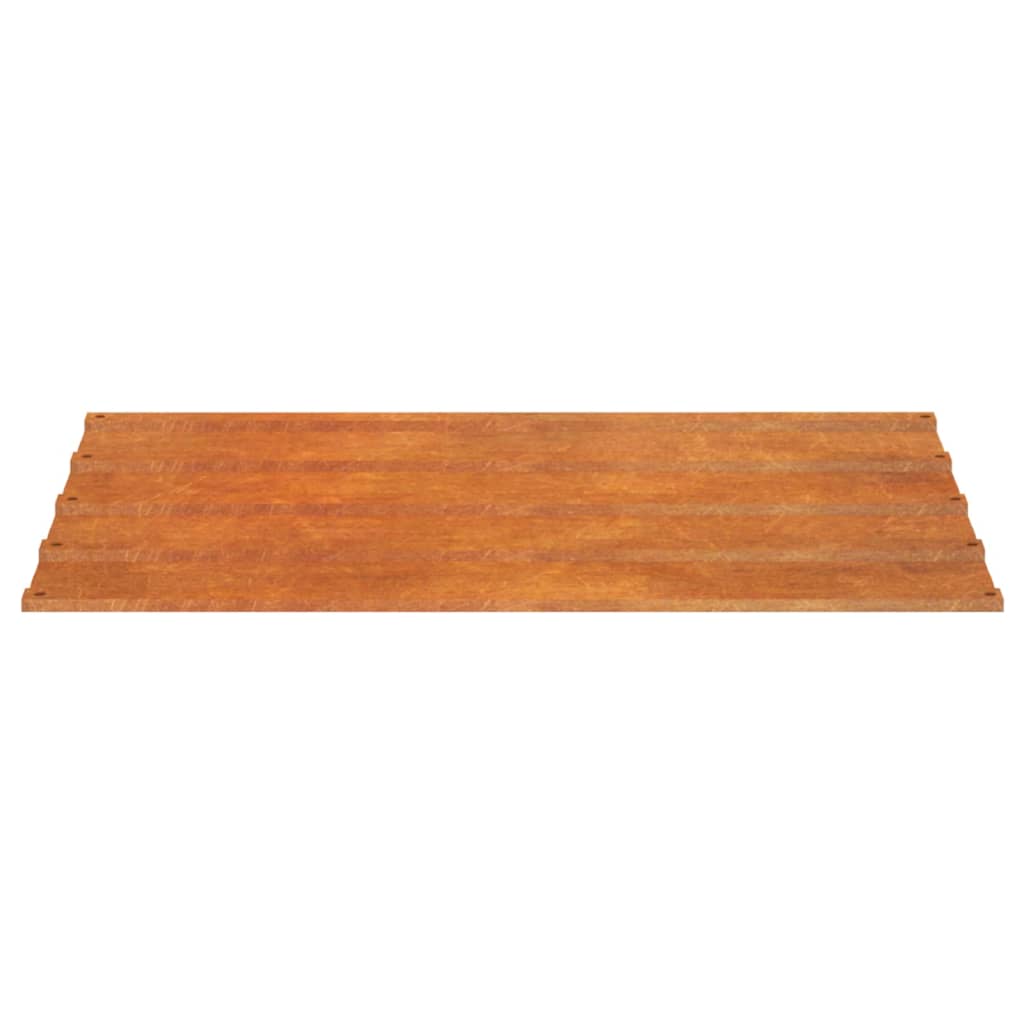 Kattopaneelit 36 Kpl Ruoste 60X44 Cm Corten Teräs