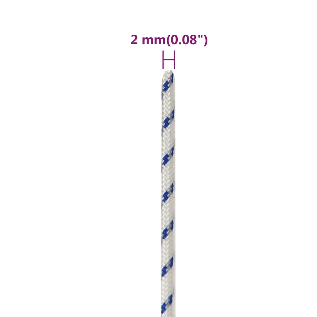 Veneköysi Valkoinen 2 Mm 500 M Polypropeeni