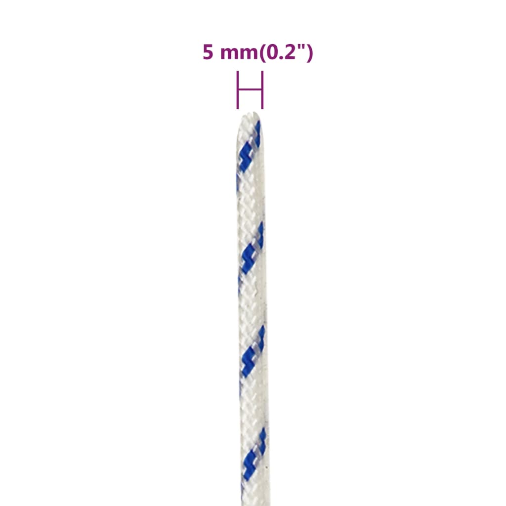 Veneköysi Valkoinen 5 Mm 250 M Polypropeeni