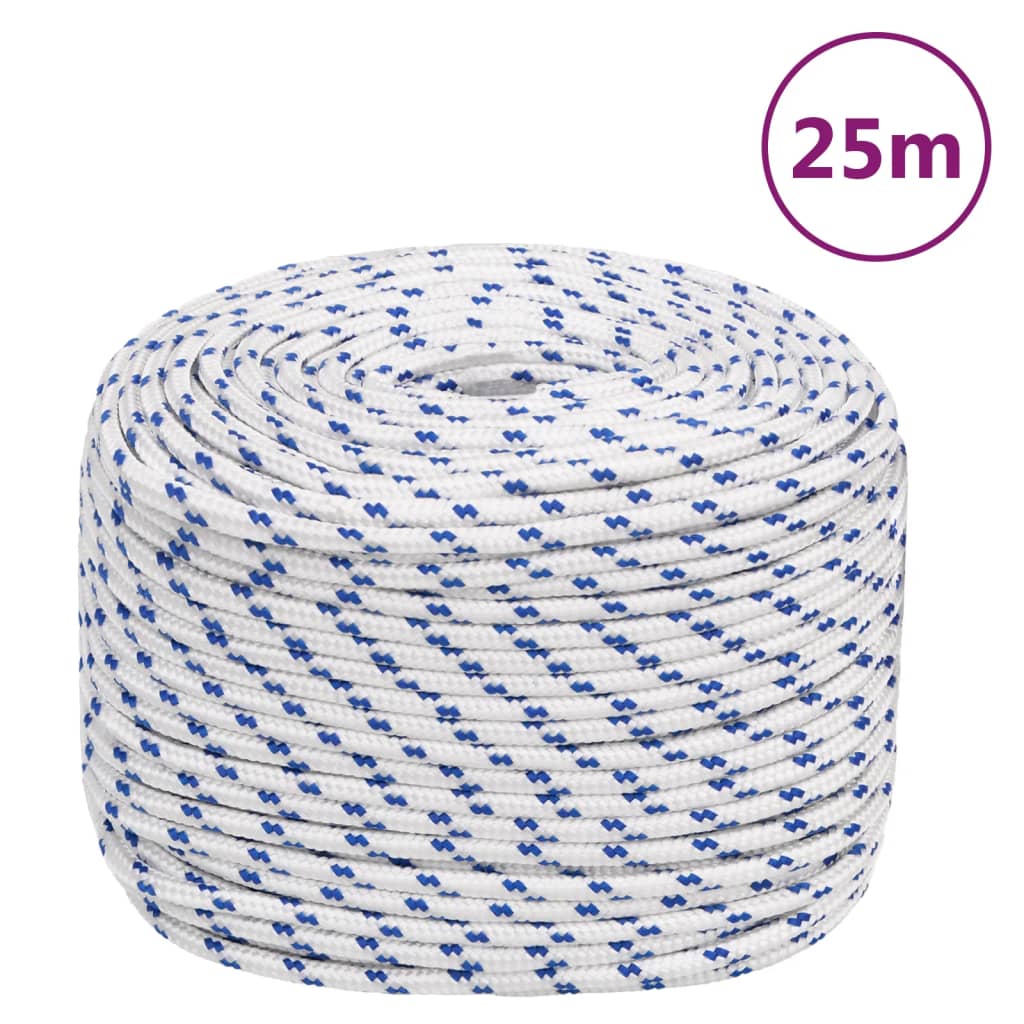 Veneköysi Valkoinen 10 Mm 25 M Polypropeeni