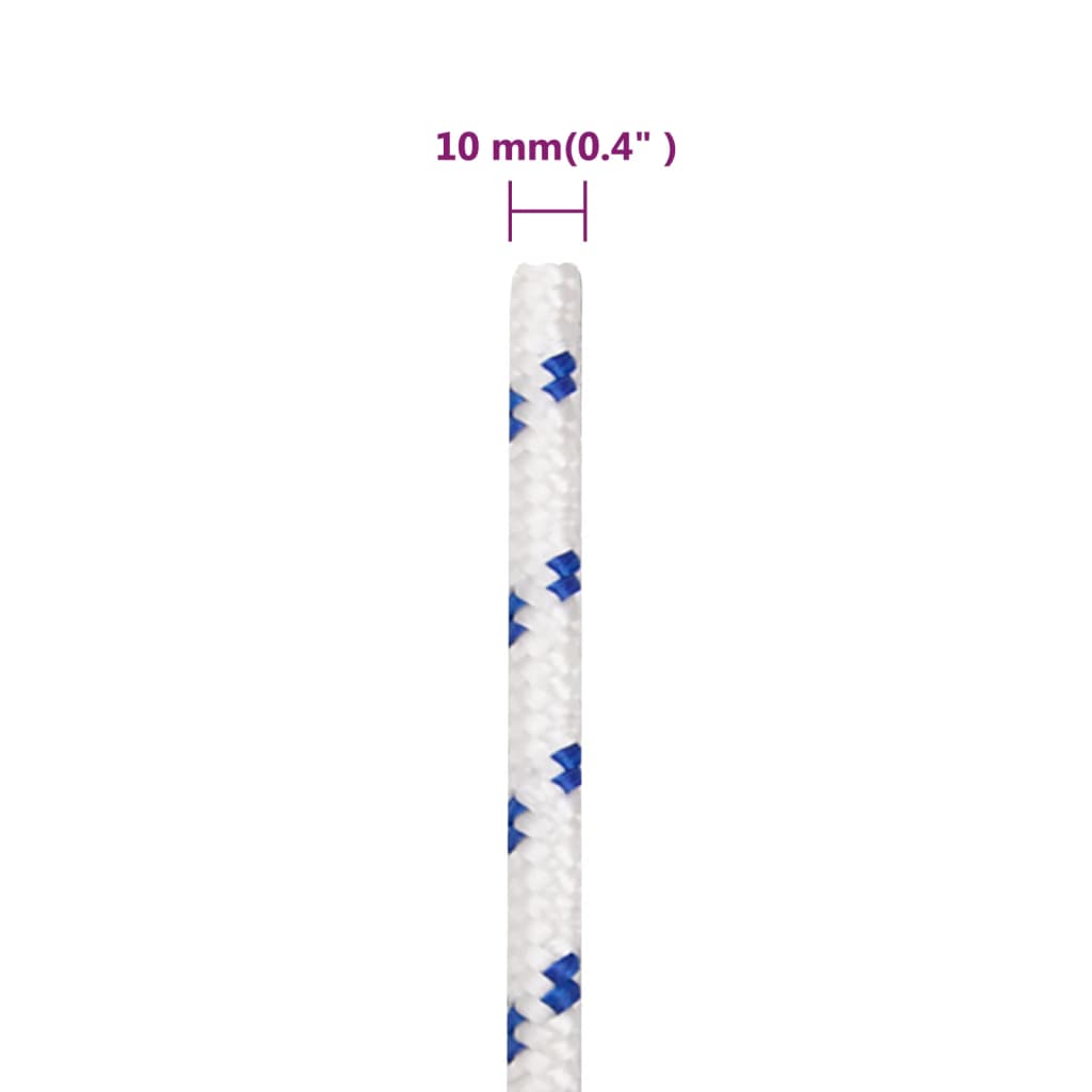 Veneköysi Valkoinen 10 Mm 25 M Polypropeeni