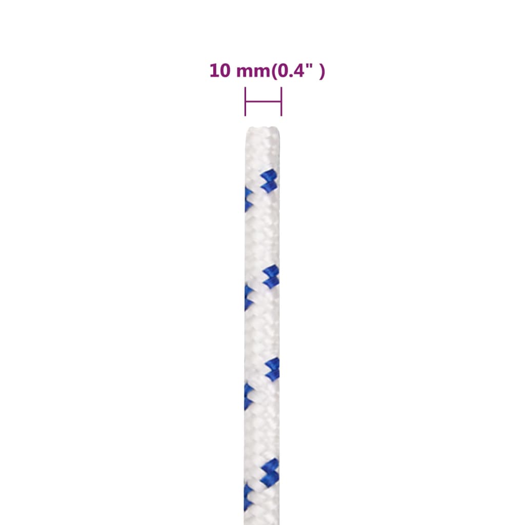 Veneköysi Valkoinen 10 Mm 100 M Polypropeeni